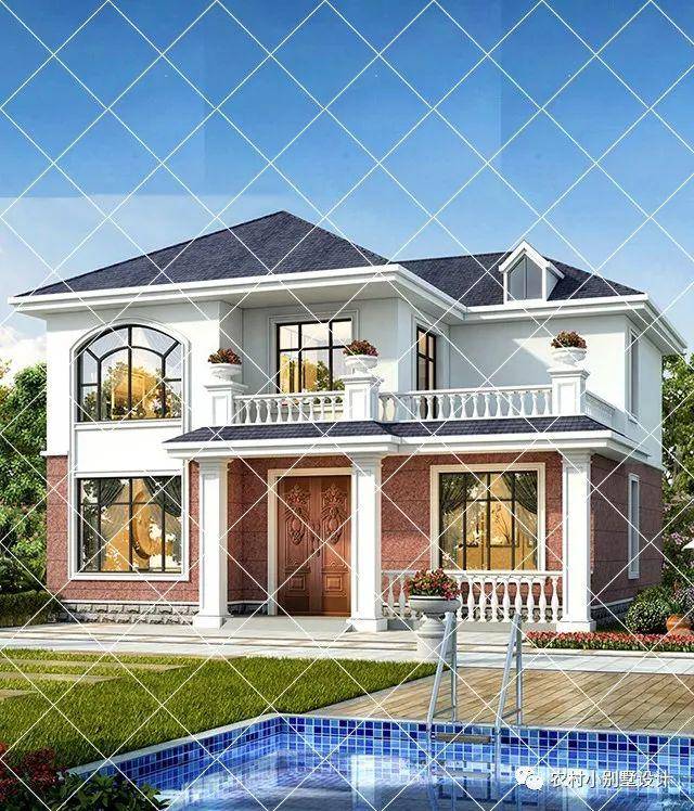 精选30套10x10米二层农村自建房小别墅,布局完美简约而不简单_设计