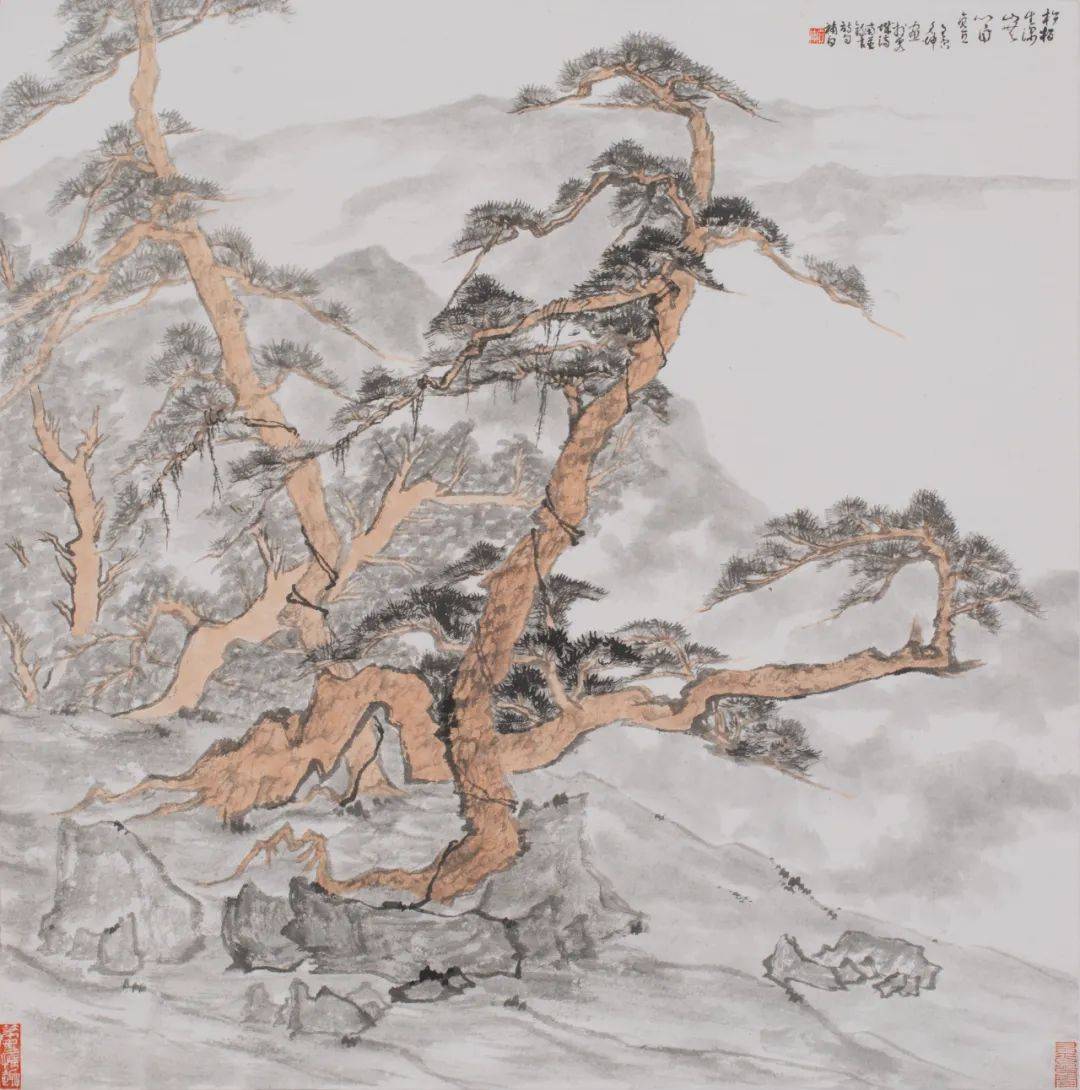 水墨方阵·借古开今:胡名坤"画面的形成本来就是画家心路的自然呈现"