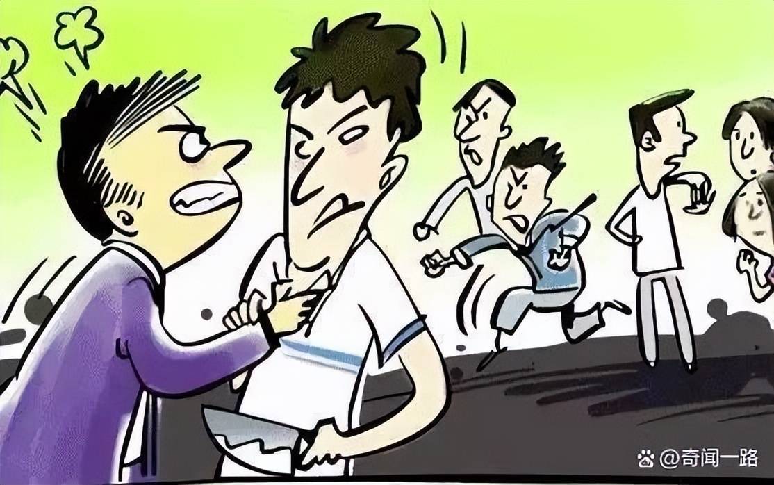 中年男子一人在家,却遭邻居持刀袭击,幸好及时反应保命_大军_行为