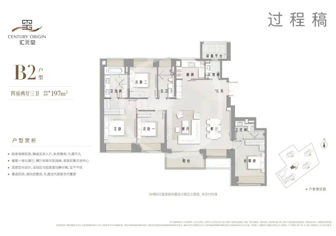 最后48套建面约197㎡4房即将入市_均价_过程_户型图