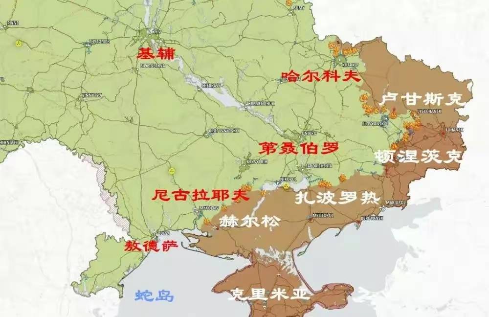 北约乌克兰地图图片