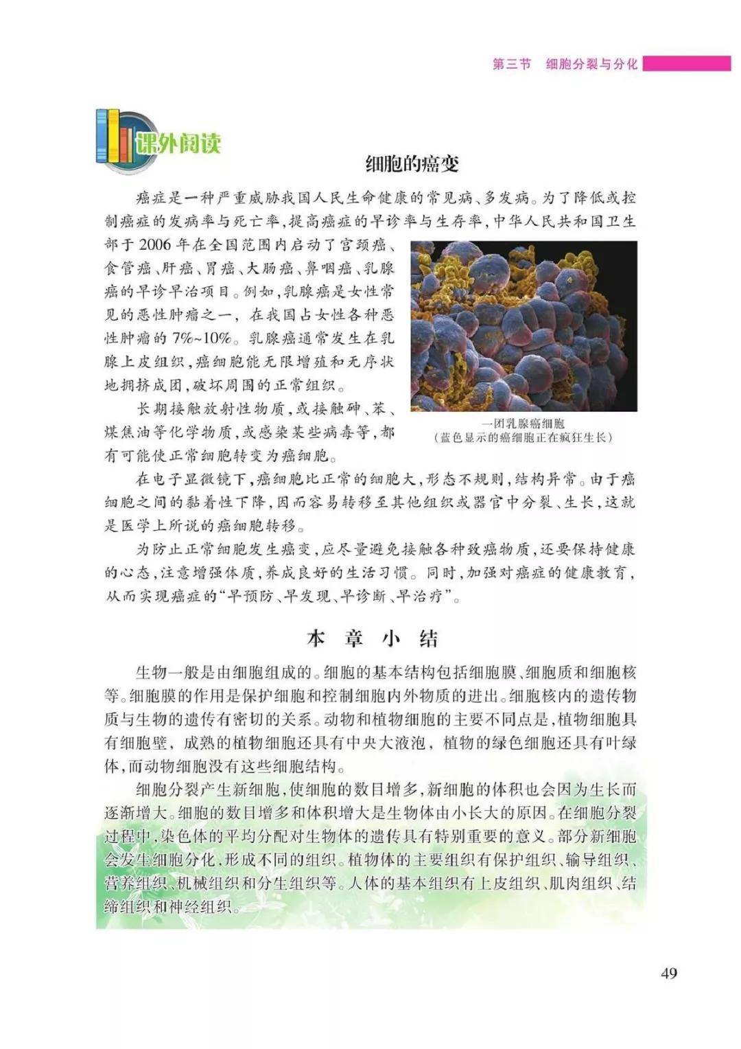 苏教版七年级上册生物电子课本(高清完整版)