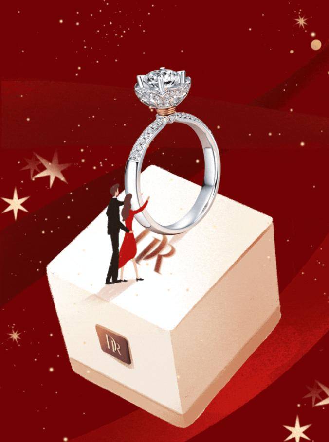 敢戴这枚dr的女生,很勇!_钻戒_一生_女孩