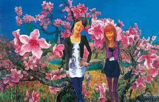 比范曾还贵的画家:娶了4任妻子,58岁老来得子,一幅画卖4370万_周春芽