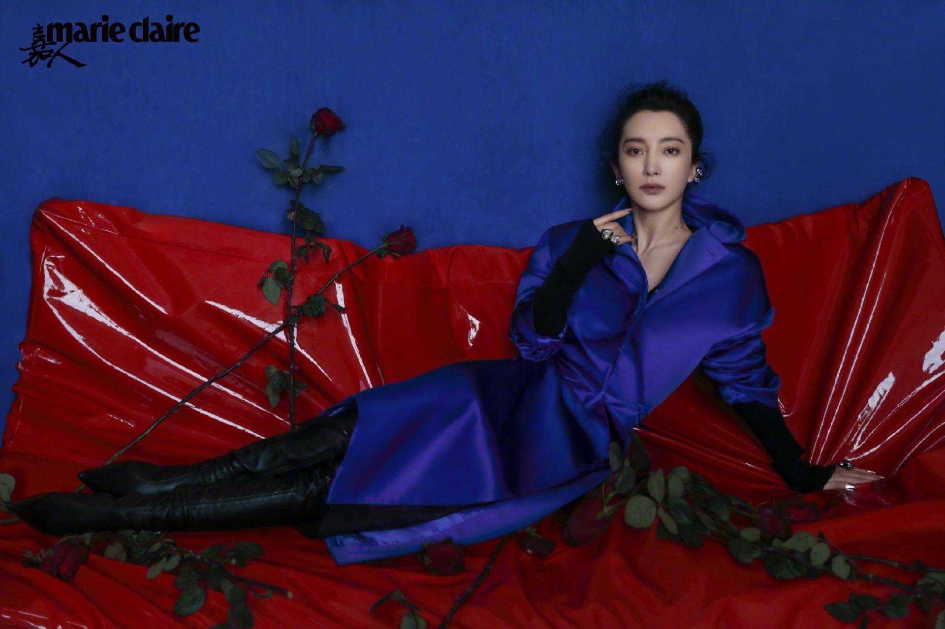 李冰冰黑玫瑰与红玫瑰系列大片 大花硬照超能打_陈漫_美人_魅力