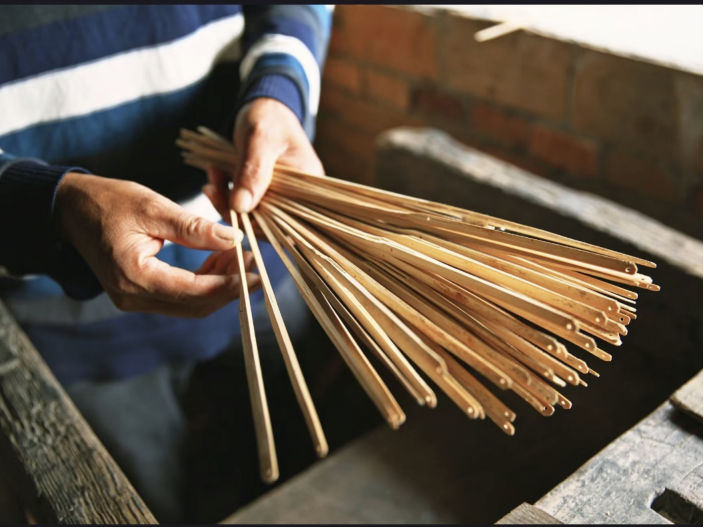 油纸伞骨架制作步骤图片