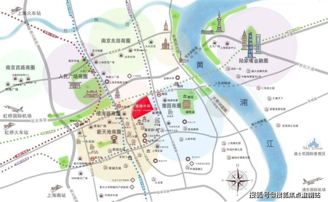 公園690米新天地等知名大型商場1公里內豫園,人民廣場,淮海路新天地