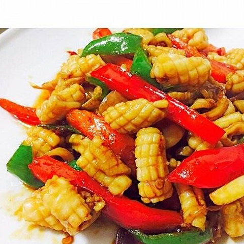 爆炒鱿鱼丝,这盘菜摆在年夜饭的餐桌上,有面!_步骤_备用_道菜