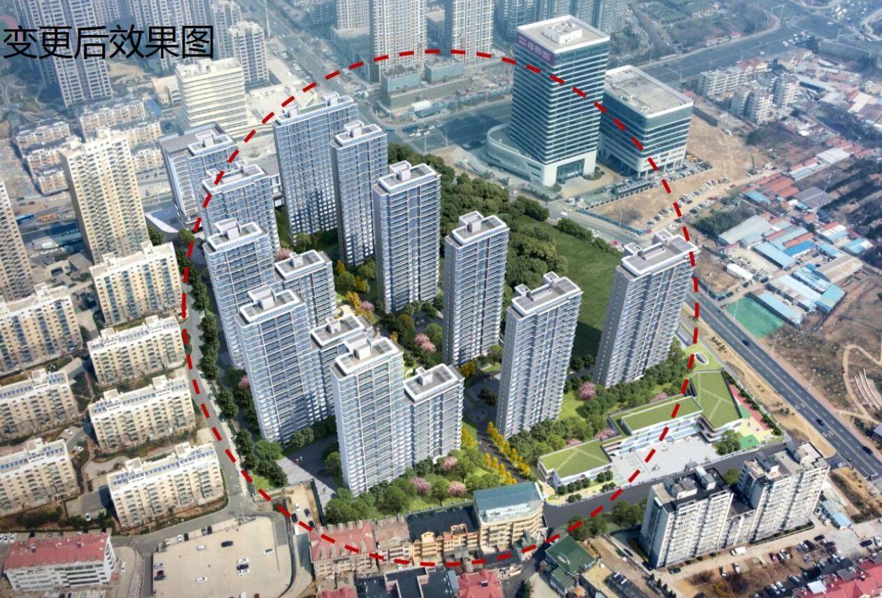 灵山卫街道君悦长江规划调整,新增167户_机动车_方案