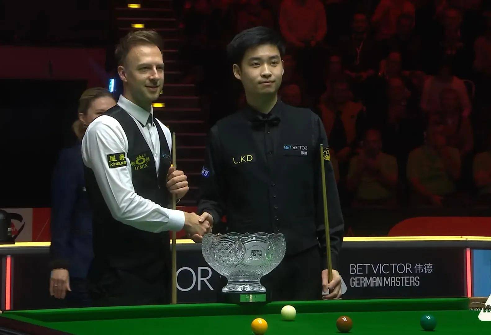 特鲁姆普胜斯佳辉夺生涯27冠,德国大师赛独揽3冠,豪取210万巨奖_决赛