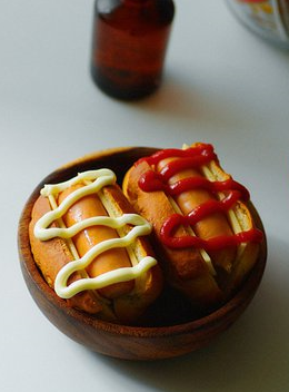 面包也可以这么做吃着更好吃_面团_排气_热狗