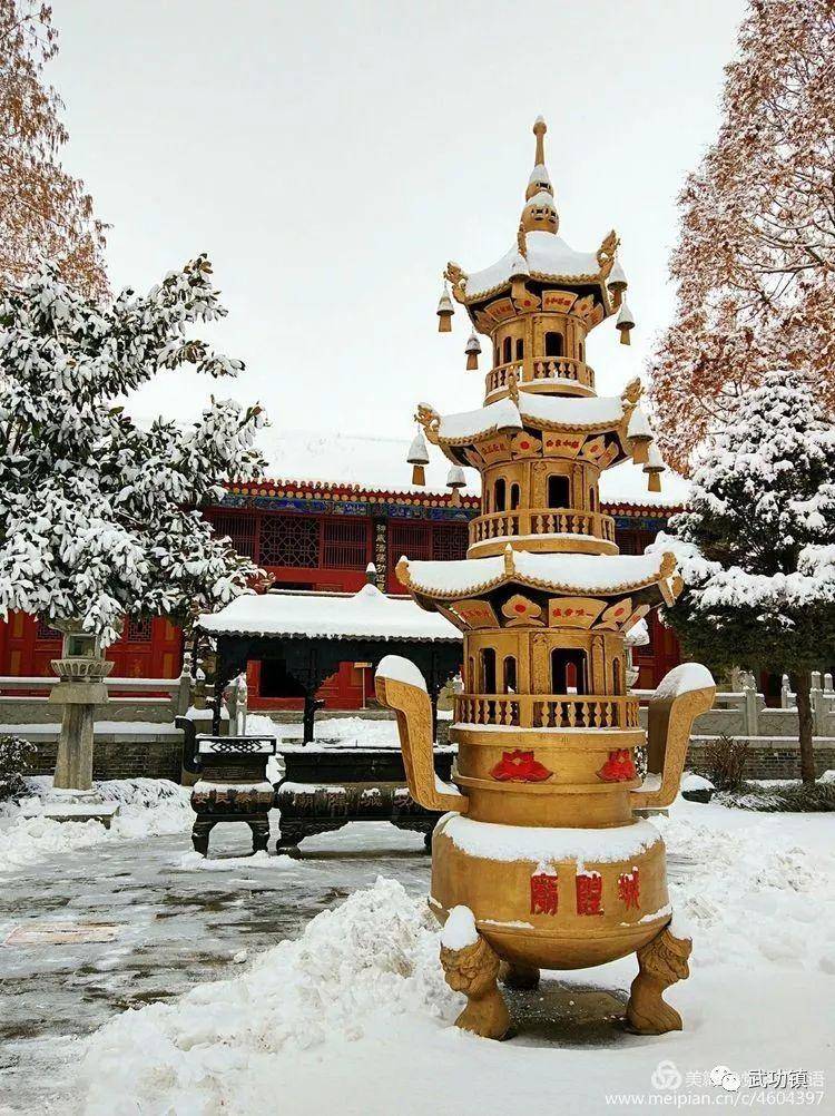 魅力陕西行|武功古城:瑞雪中与古城对话(图)_绿野_李世民_姜嫄