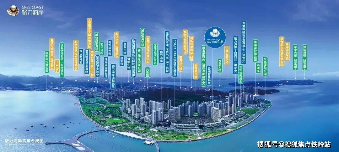 格力海岸实景航怕图如今区域配套发展是日渐成熟,在交通方面,这里