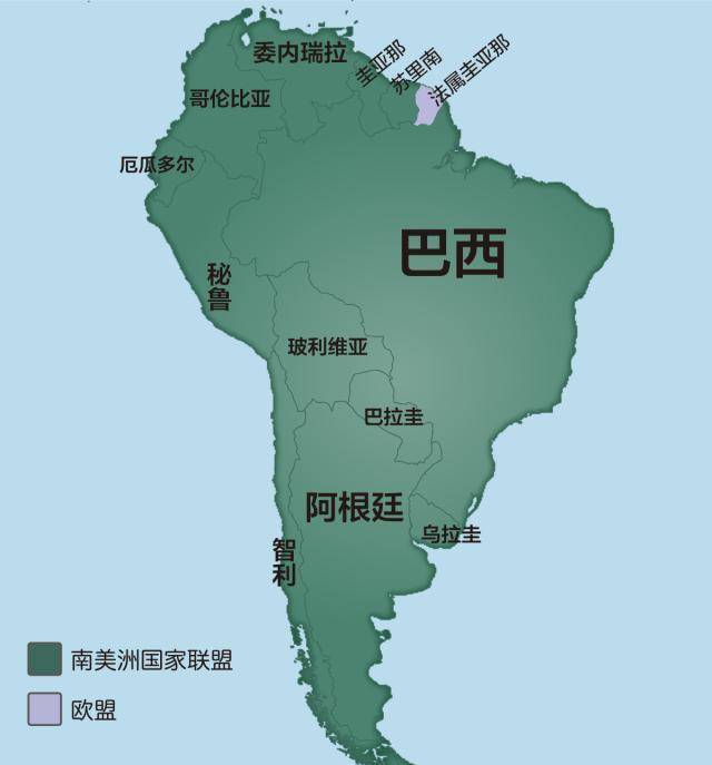 南美地图高清版大图图片