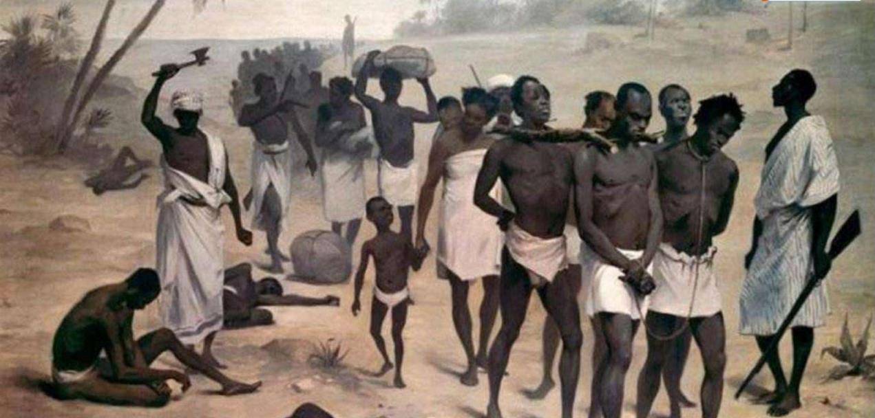 黑奴船上面的悲剧:男性被关进船舱,女性在甲板上惨叫_贸易_殖民_白人