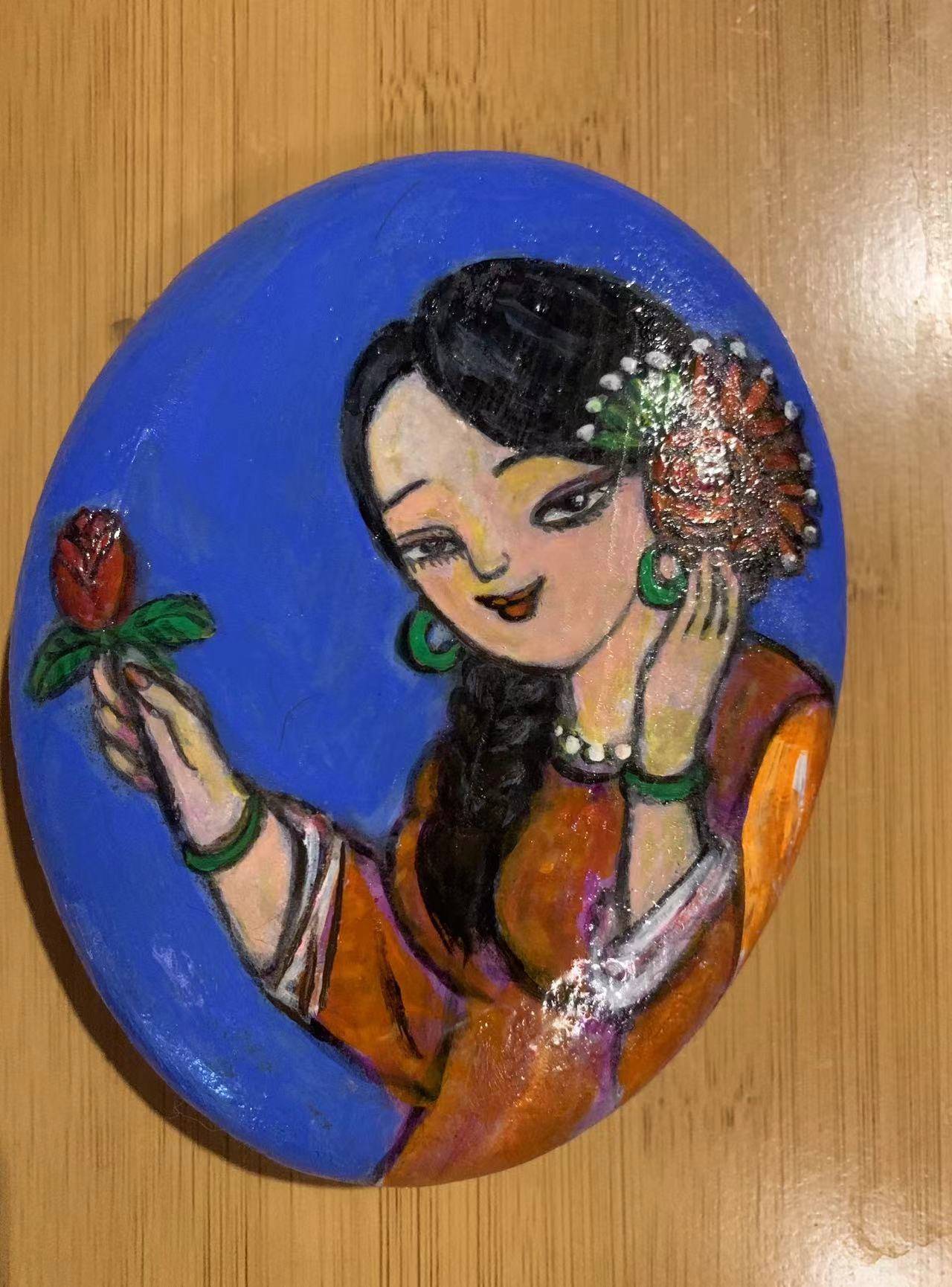 刘普红老师的石头画_金陵_南京_美术家协会