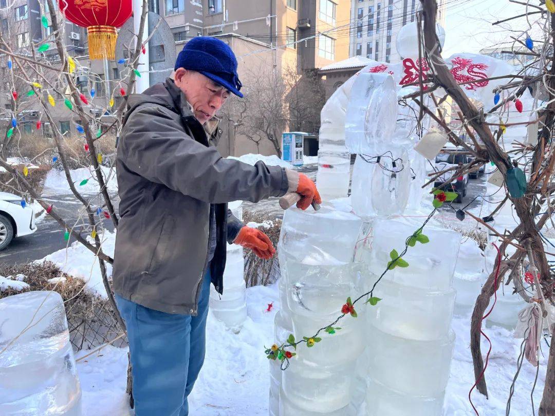 冰灯的图片 制作过程图片