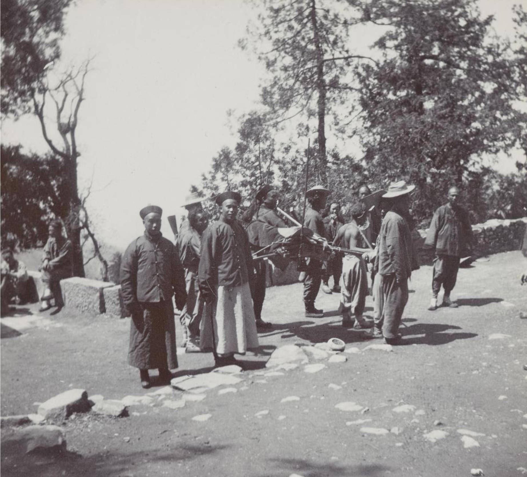 1903年泰山老照片,英国钦差大臣慕名而来_克哈特_清朝