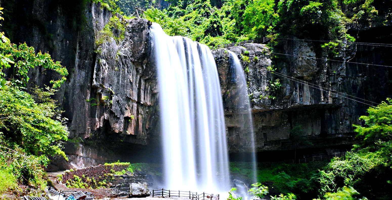 浙江温州最大瀑布,远胜过雁荡大龙湫,犹如花果山水帘