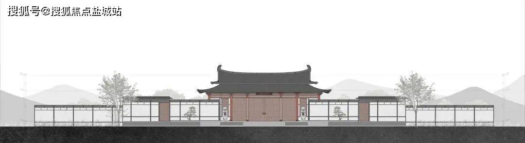 总平面图从千年前盛唐气象到今朝唐风唐仪,从建筑飞檐翘角到三进