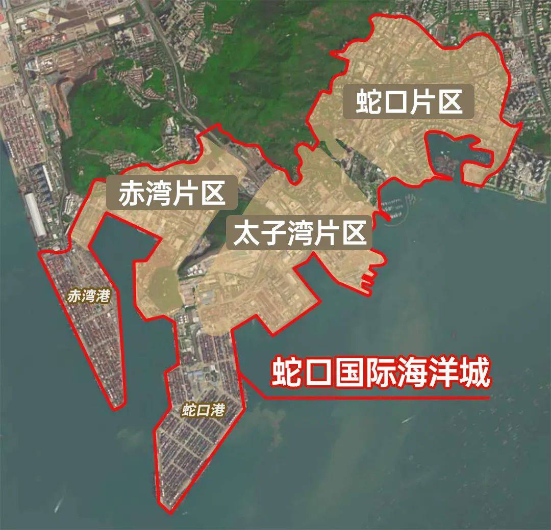 深圳市南山区蛇口地图图片