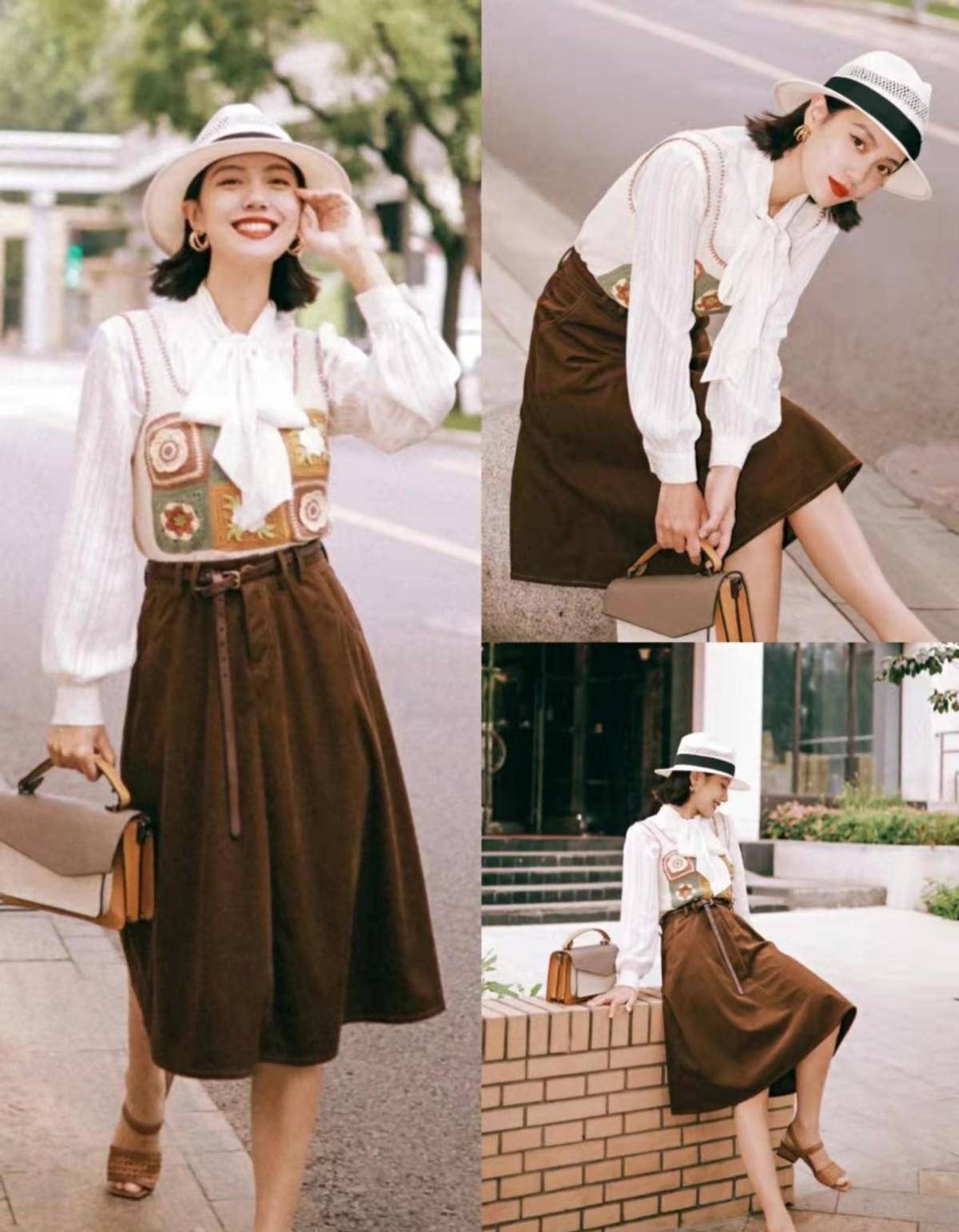 春日伞裙穿出好身材!