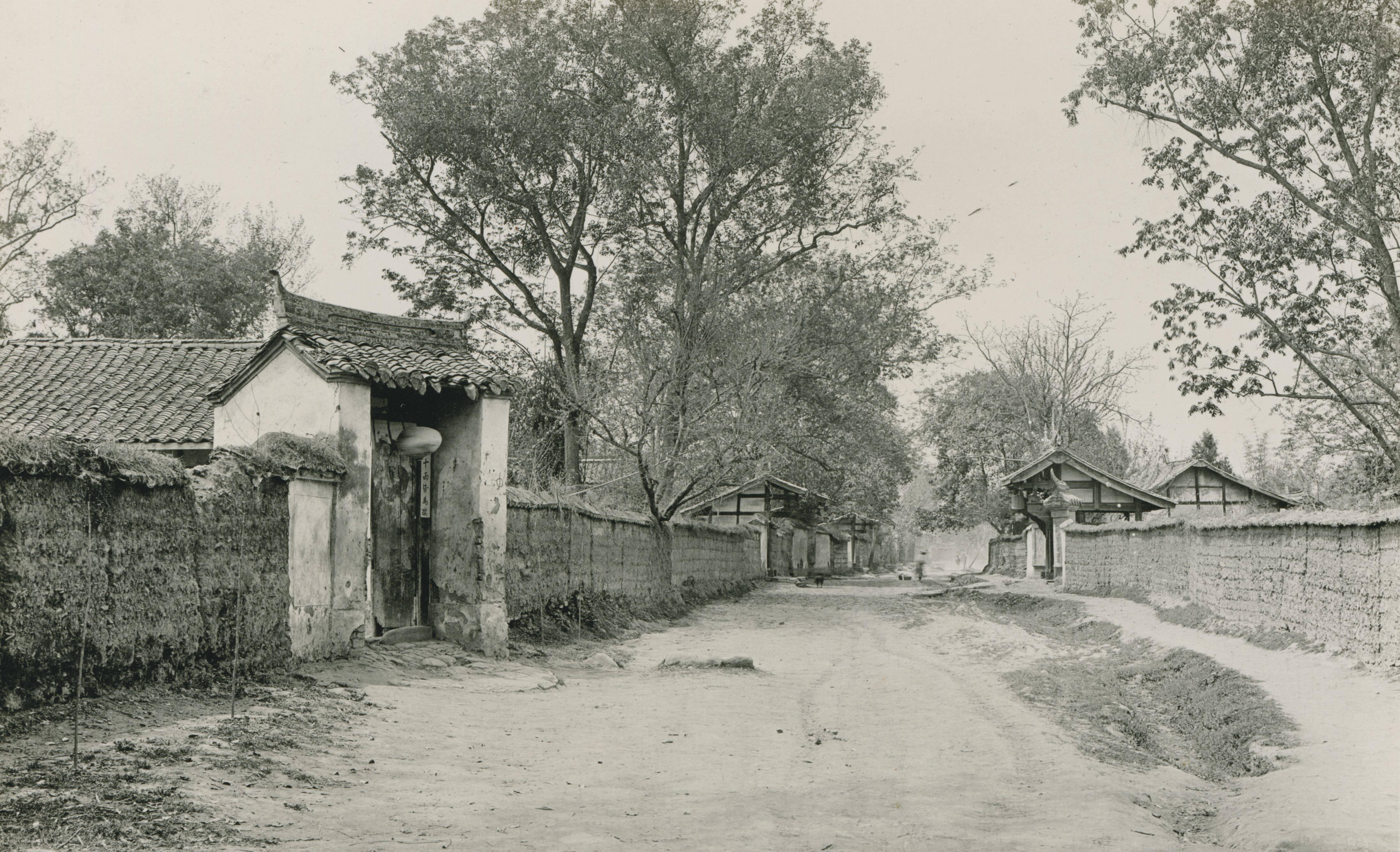 清末中国行(19)1909年张柏林从灌县,郫县回成都老照片_罗林·_新场