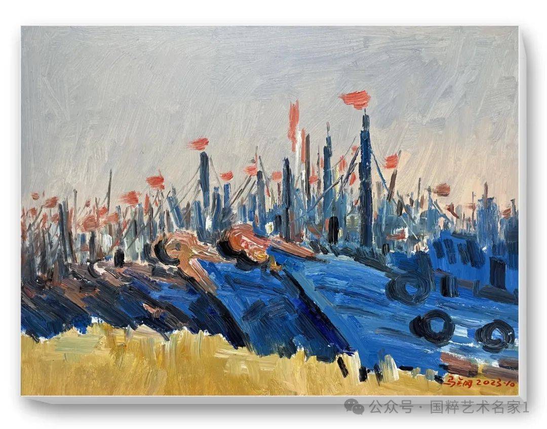 国粹艺术名家——马钢【新油画作品鉴赏】_马钢_先生_自然