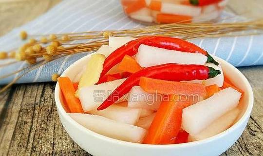 白萝卜这么做,酸爽开胃,我家隔三差五做一次,每次抢着吃_做法_酸辣