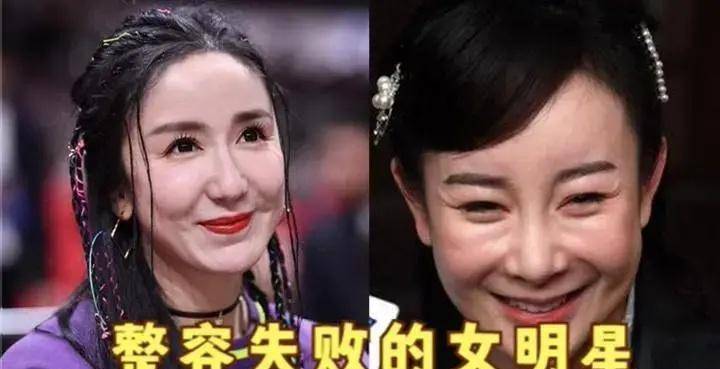表面"貌若天仙",实则"歪瓜裂枣",这6位女明星整得太惊艳_陈数_蔡依林