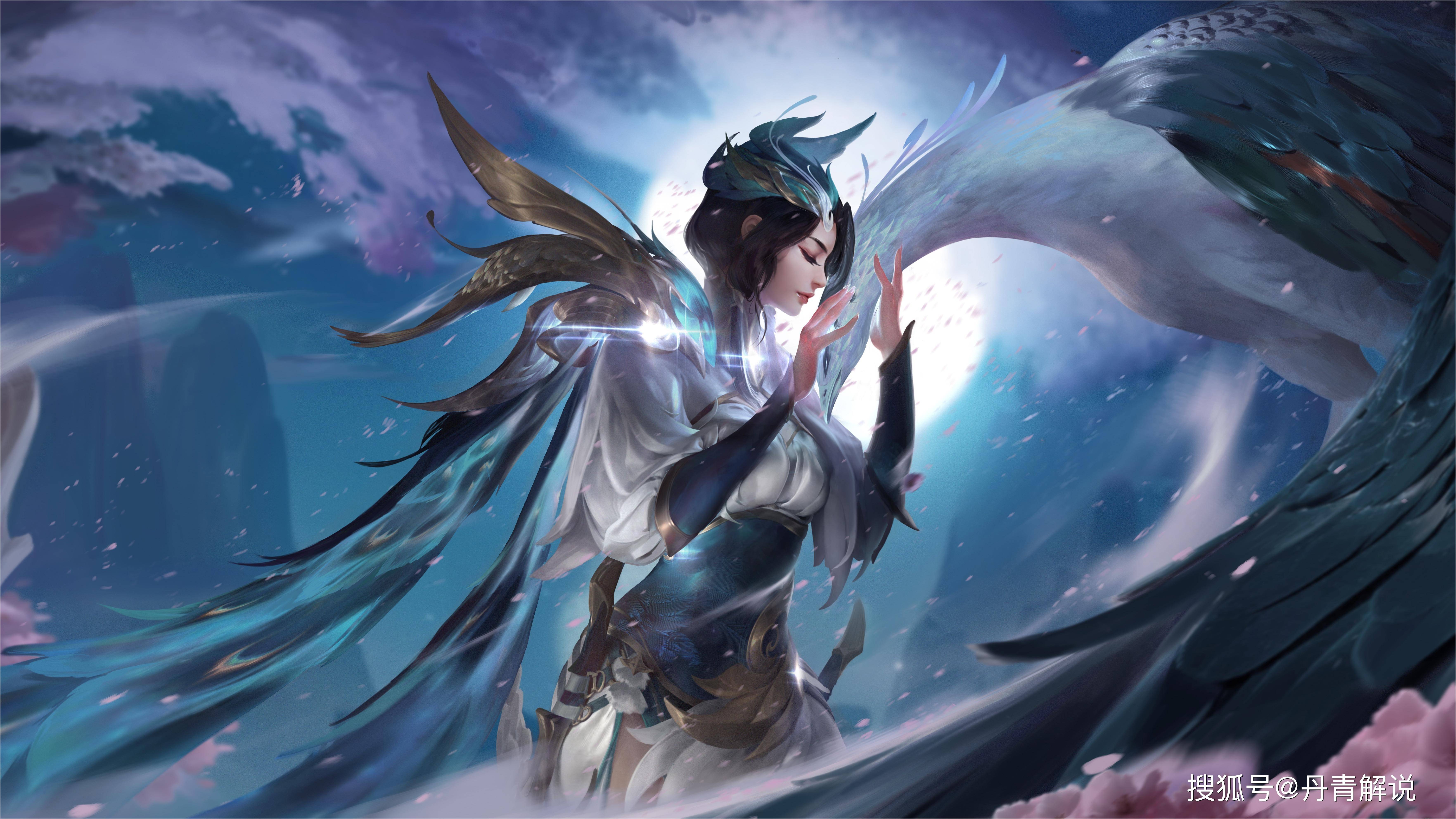 王者:从云霓雀翎到霜月吟,五款世冠皮肤的质量,从未让人失望过_美术