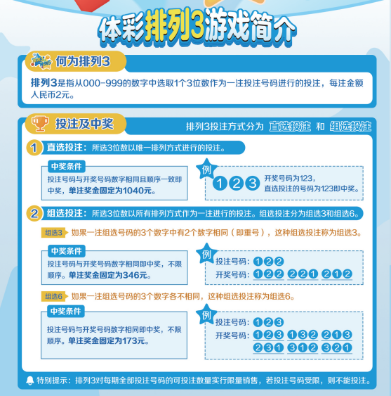 简单,好玩,易中奖,这样的"排列3"谁不爱?_奖金_方式_号码