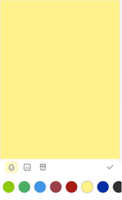 4,比如我们选择一个黄色背景,纯色的写字更明显,容易吸引眼球3,选择