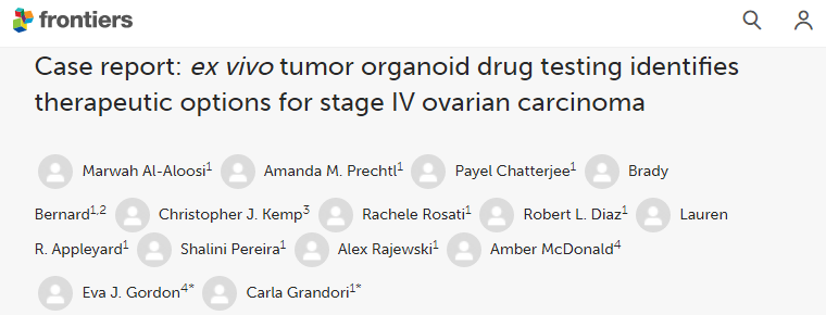 文章介绍你是否曾听闻"体外肿瘤类器官药物测试"这一创新精准医学手段