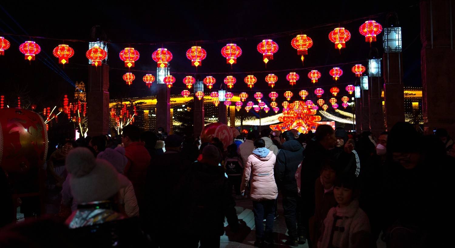 萤火虫文化-龙耀皮都·迎春纳福,辛集新春灯会_公园_景观_花灯