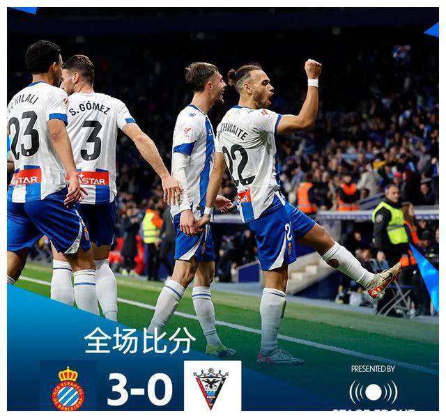 拉吉内斯豪取3连胜,西班牙人积分榜第二,领跑优势缩小.