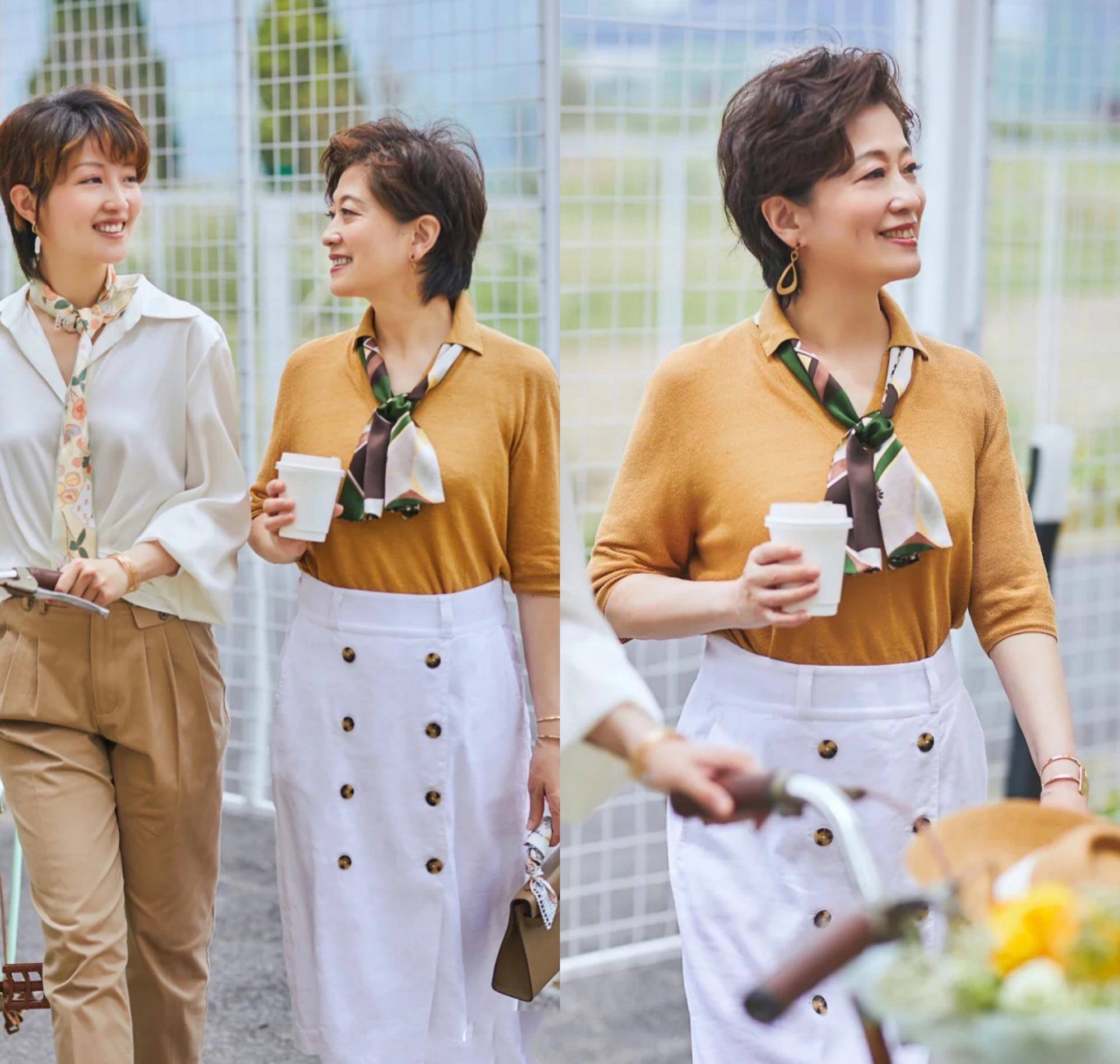 这才是60岁该有的高级穿搭,时髦洋气又减龄,照穿气质翻倍_女人_版型