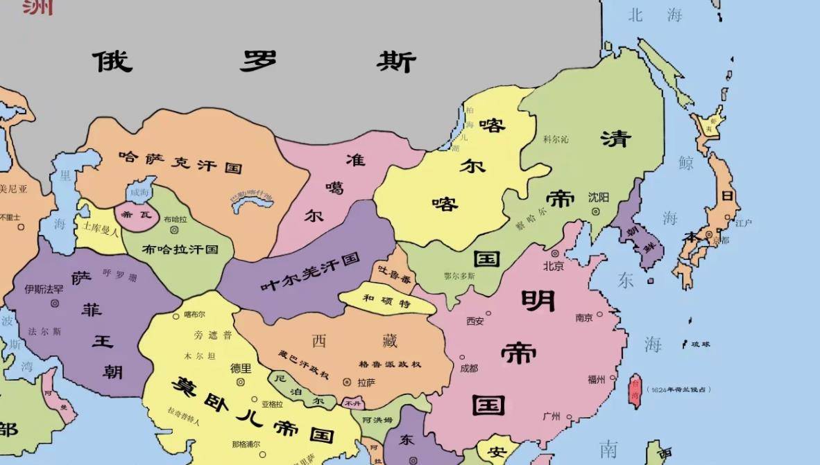 真实的明朝疆域变迁地图:完整展示明朝276年的疆域变化