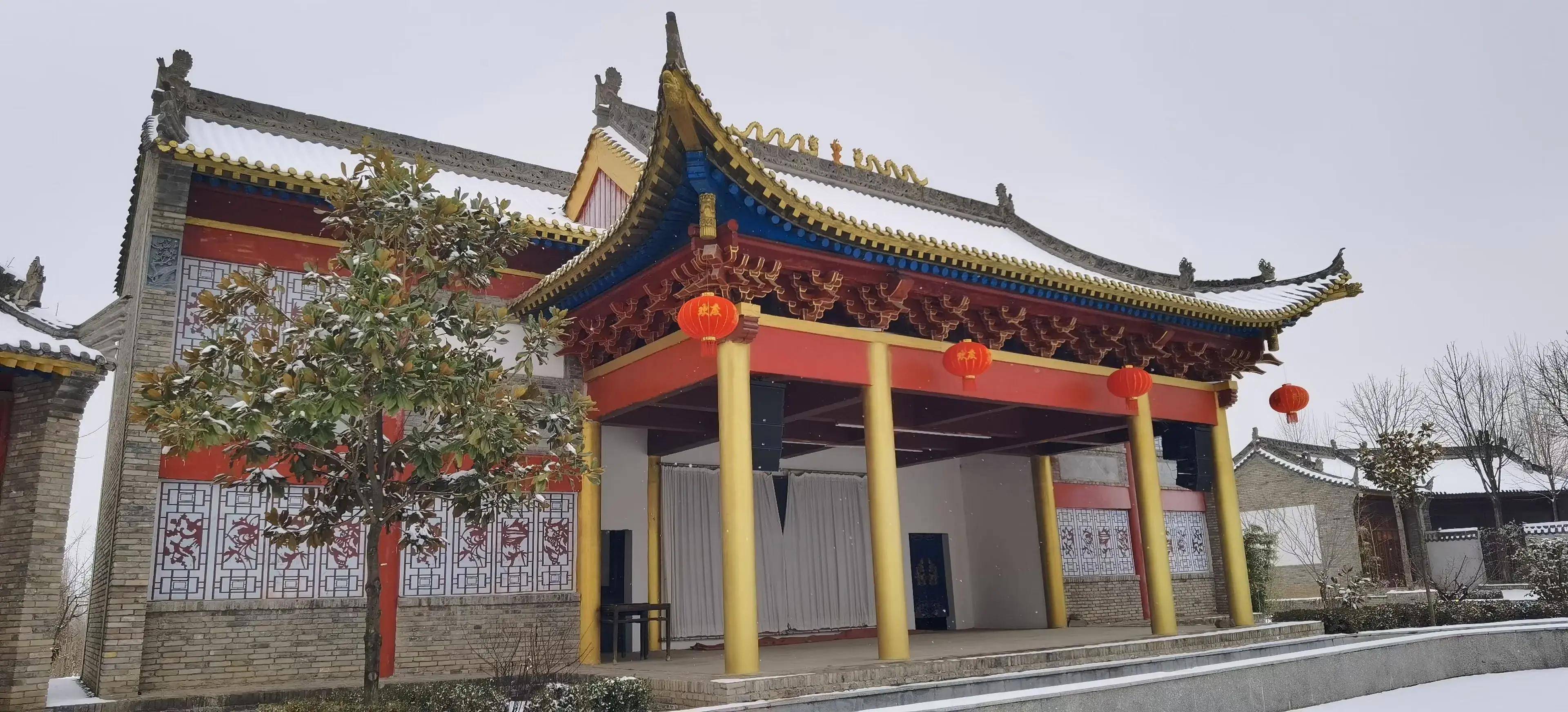 镜头·陕西武功:雪中美阳关景区分外美丽