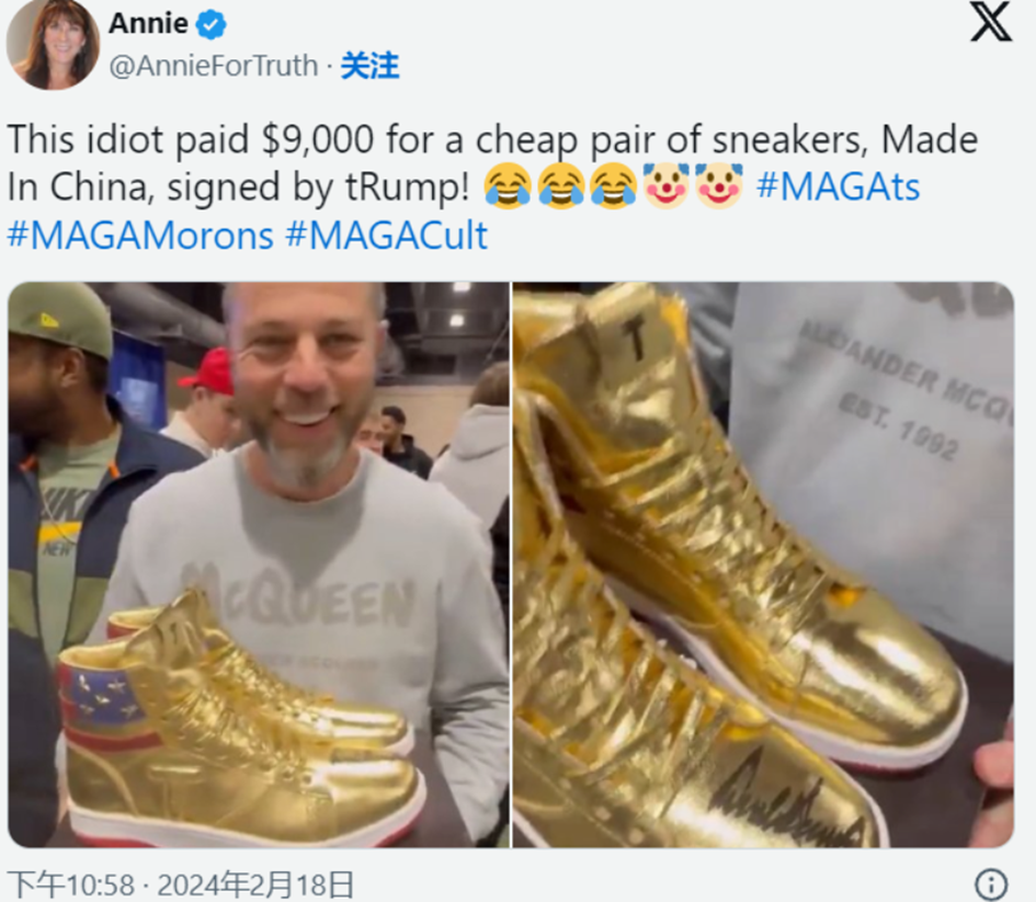 于是,印有特朗普和拜登头像的各种旗帜和条幅,甚至是帽子和手机壳,就