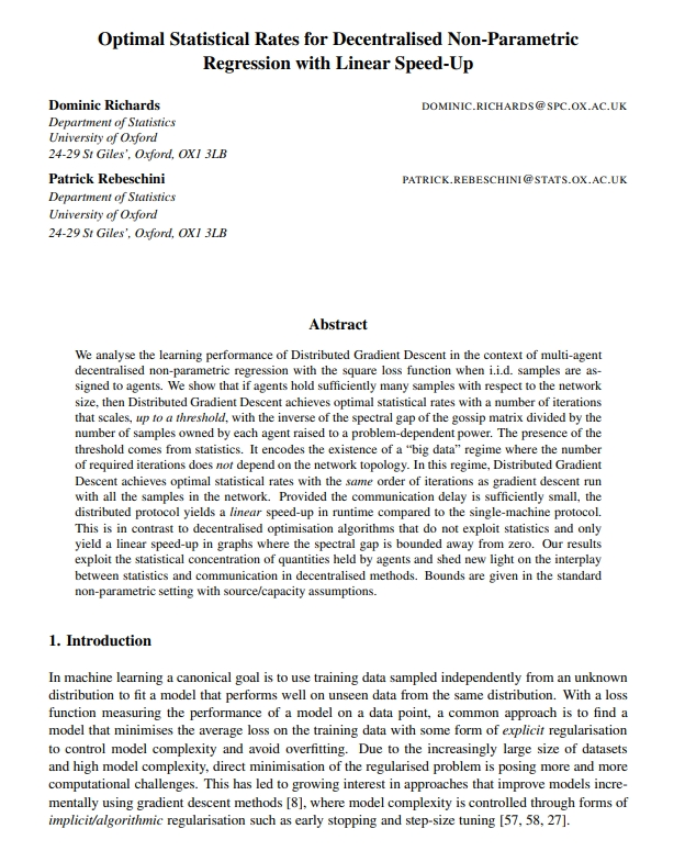 概率论经典理论与模型及数理统计综合研究 | 牛津大学