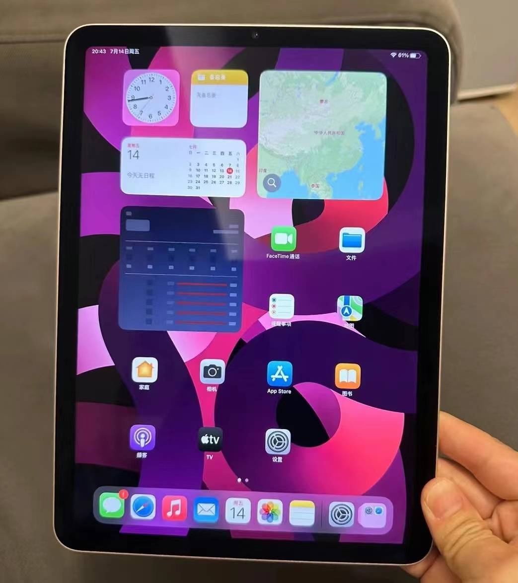 ipad air5采用的是一块10.
