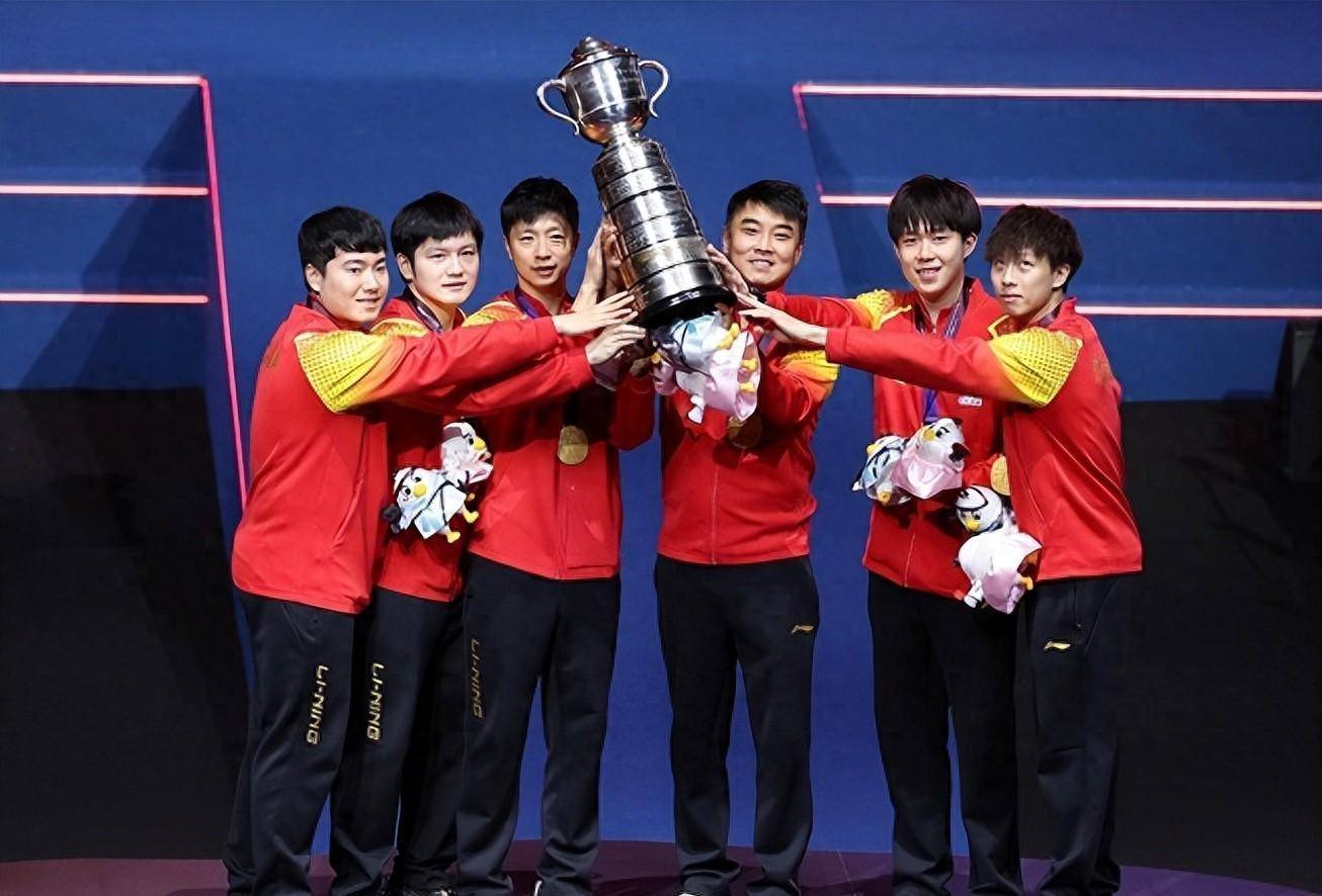 中国男乒无愧"地表最强天团"!
