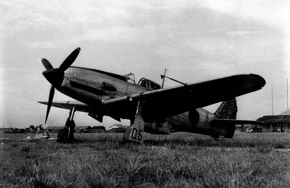 轰炸机在本次任务中的第一个战果——一架单引擎的川崎ki