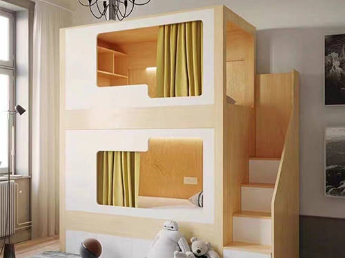 卧室太空舱上下床_设计_床铺_空间