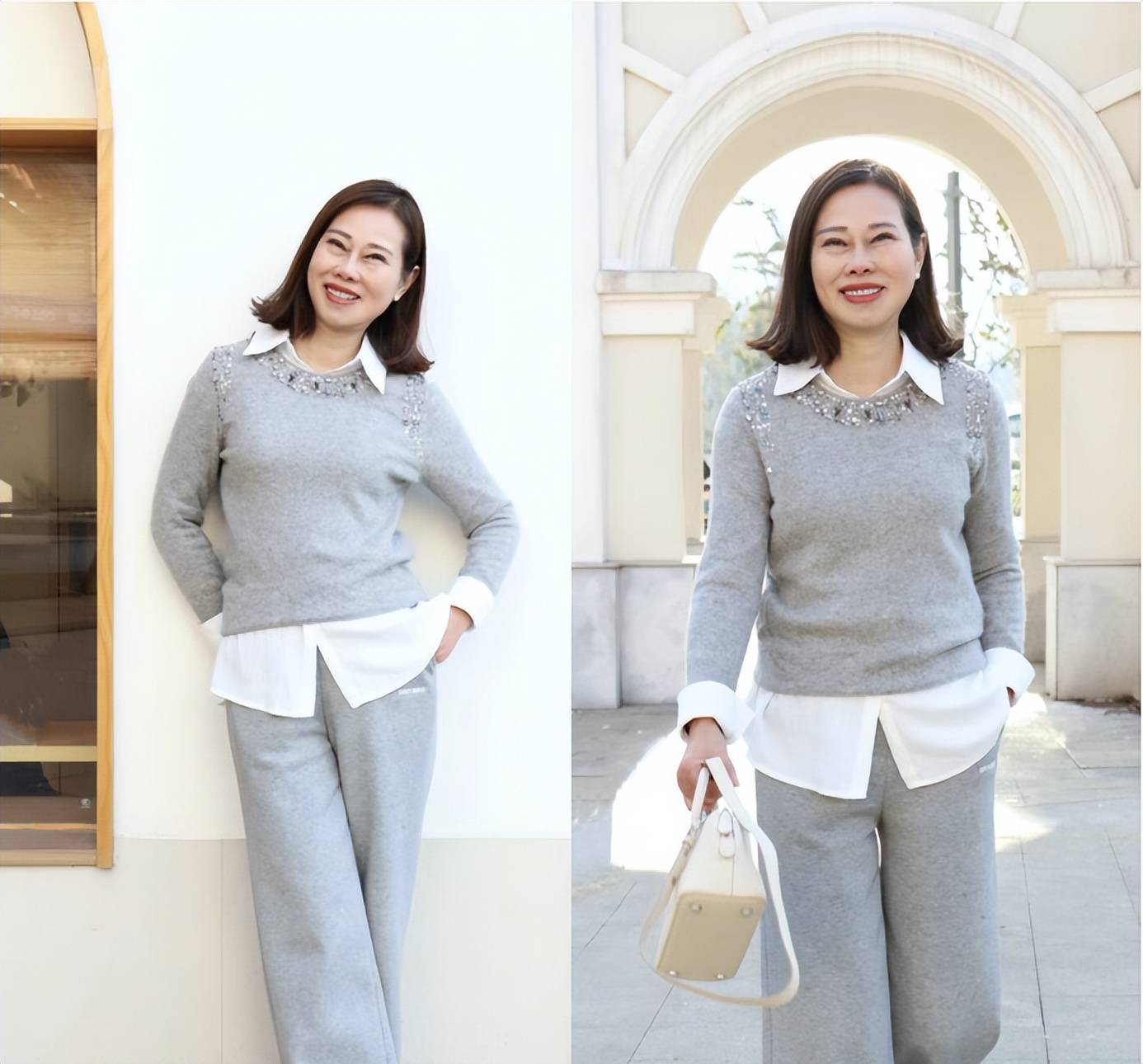 女人到了50岁穿衣打扮要大方,这些日常穿搭带来灵感,简洁舒适