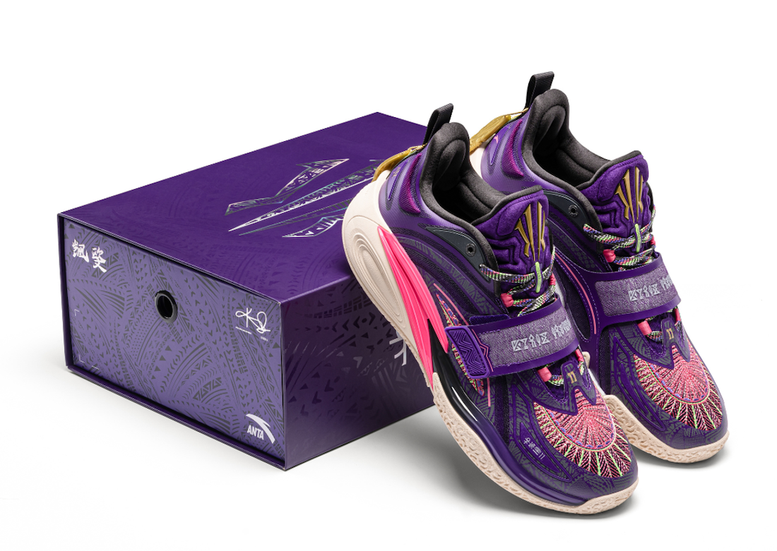 欧文与安踏首款签名鞋kai 1"artist on court"配色引发关注_运动鞋