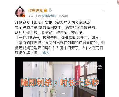 向太陈岚无辜躺工具,"倒霉和她同名",作家陈岚因江歌案名声大噪_刘鑫