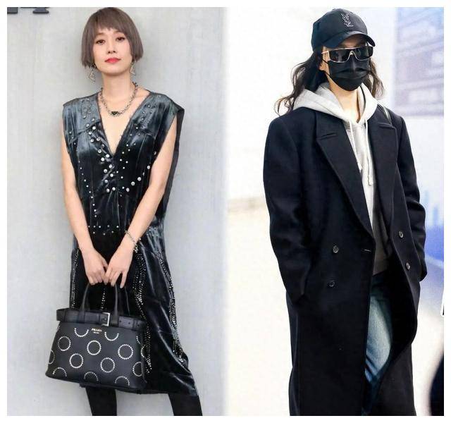 唐嫣机场行头豪华近10万,马伊琍灰发显不俗舞台风