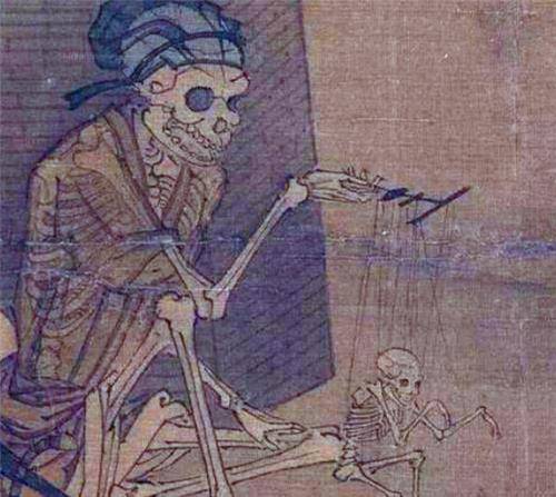 不过也有鉴赏者认为此画的意味应该更为深刻,创作者李嵩将《骷髅幻戏